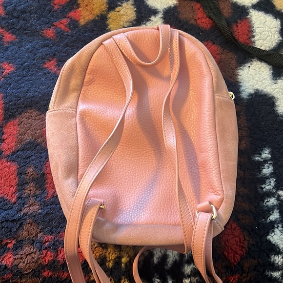 UGG suede backpack with sheepskin logo - Picture 3 of 17